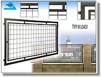 Kovový plot 01.0401